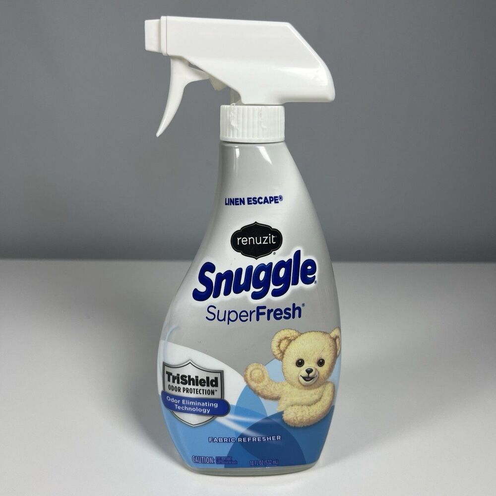 Renuzit Snuggle Super Fresh Fabric Refresher Linen Escape 18 oz Bottle NEW